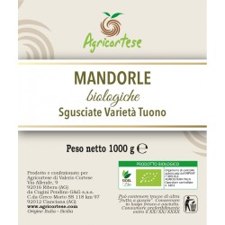 Amandes Biologiques décortiquées - 1000 g